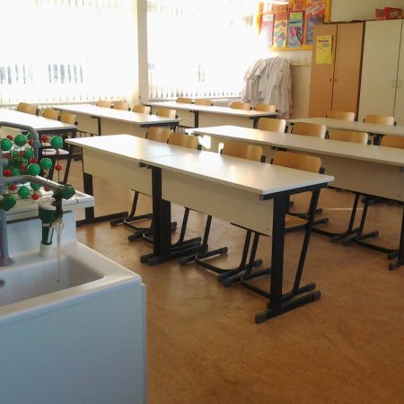 Das Chemiekabinett der Paul-Robeson-Schule - vor der Brandschutz Sanierung 2017