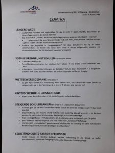 Entwurf Neue Grundschulbezirke in Leipzig Pro und Contra für Schuljahr 2019/20